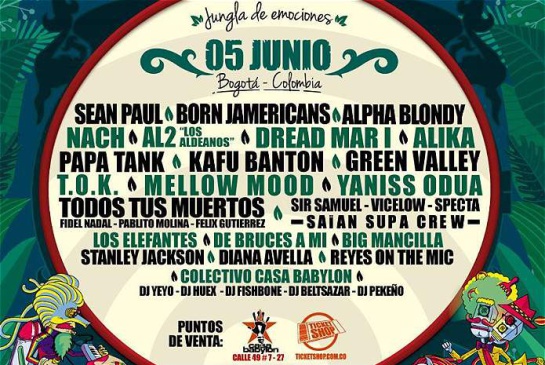 Jamming Festival 2016: bandas invitadas y sorpresas: Bogotá se prepara para la gran fiesta del reggae con el Jamming Festival Jamming Festival 2016: bandas invitadas y sorpresas: Bogotá se prepara para la gran fiesta del reggae con el Jamming Festival