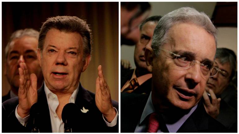 Encuesta Cifras y conceptos imagen favorable de Santos y Uribe: Baja al 36% la imagen favorable del presidente Santos