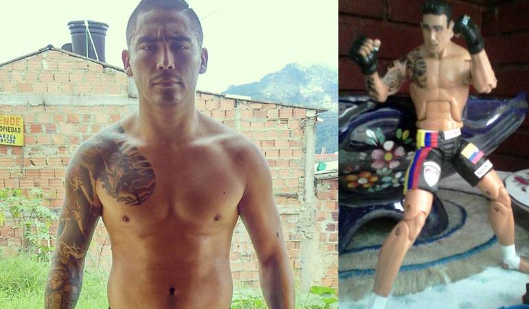 Participante del Desafio 2017 con figura de acción Dummar: Dumar Roa, el primer luchador colombiano de artes marciales mixtas con figura de acción