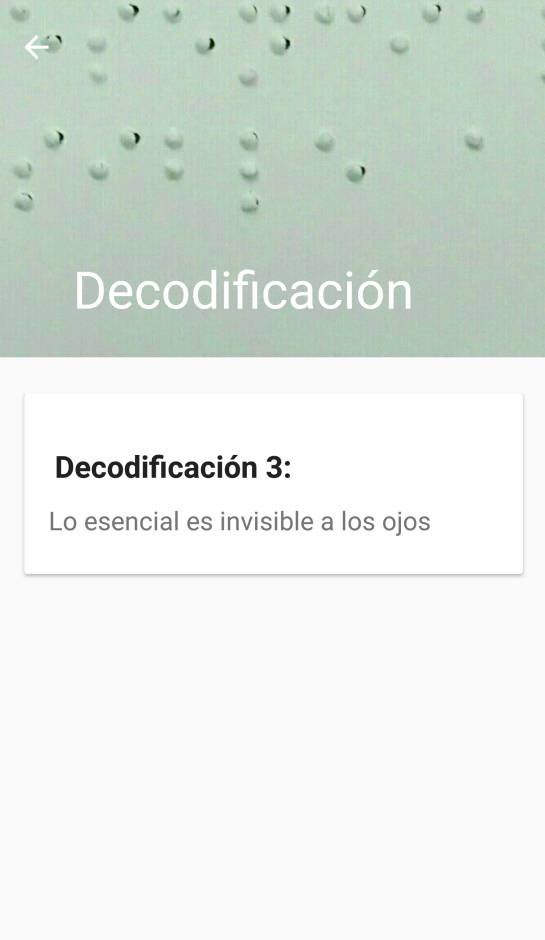 Braileo, la aplicación que decodifica textos en braile al castellano Braileo, la aplicación que decodifica textos en braile al castellano