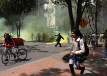 El estado de los lesionados durante las protestas antitaurinas en Bogotá