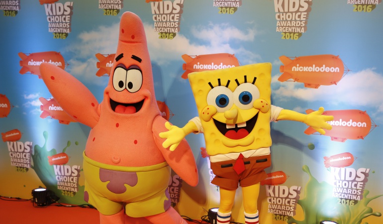 Patricia y Bob Esponja, dos de los protagonistas de la serie.