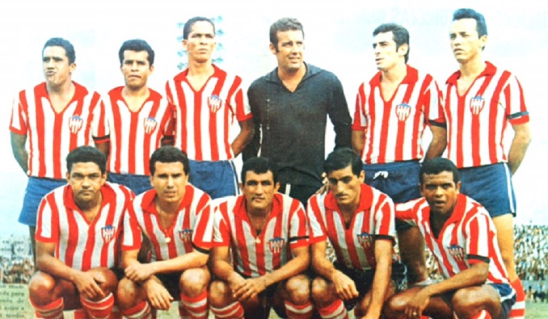 El Junior 1968 con Garrincha