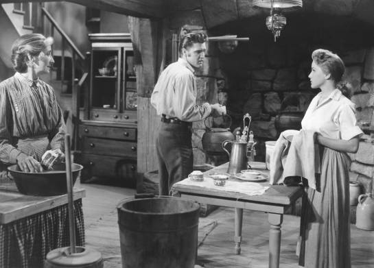 En el set de 'Love Me Tender'. En el set de 'Love Me Tender'.