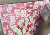 Un diario con multitud