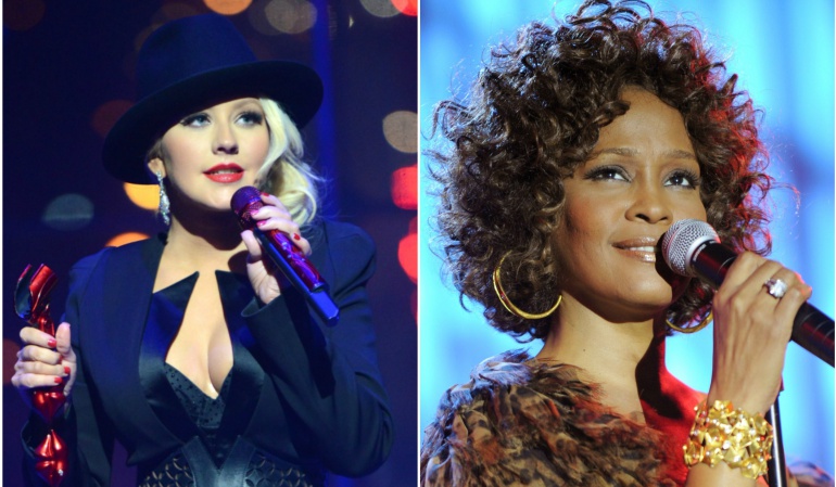 Christina Aguilera y Whitney Houston.