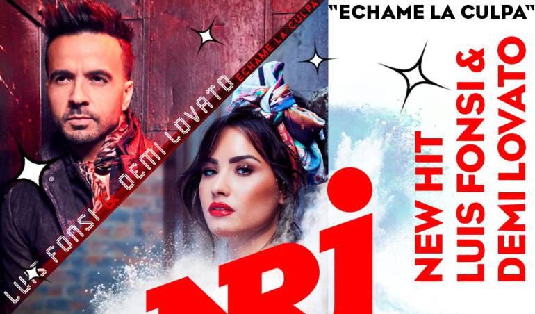 Luis Fonsi y Demi Lovato en "Échame la culpa"