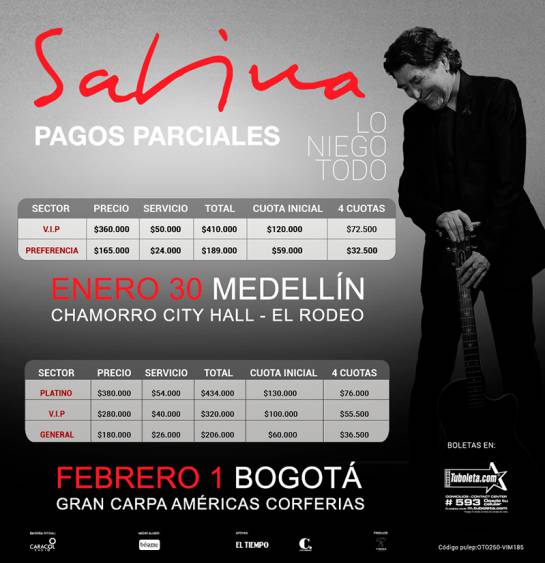 Joaquin Sabina tour "Lo niego Todo" Joaquin Sabina tour "Lo niego Todo"