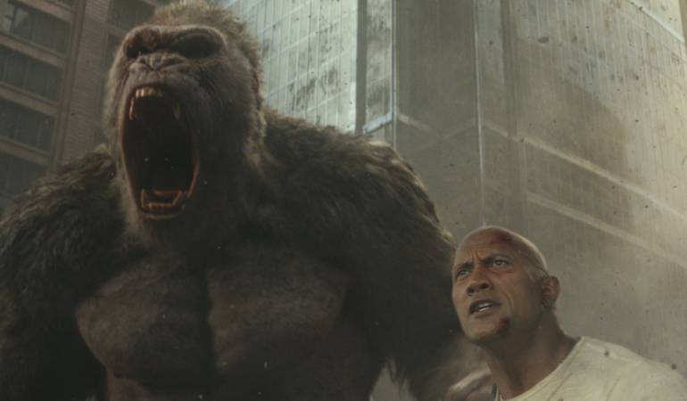 Rampage: Devastación, la nueva cinta de acción de La Roca.: La Roca enfrenta monstruos gigantes en Rampage: Devastación
