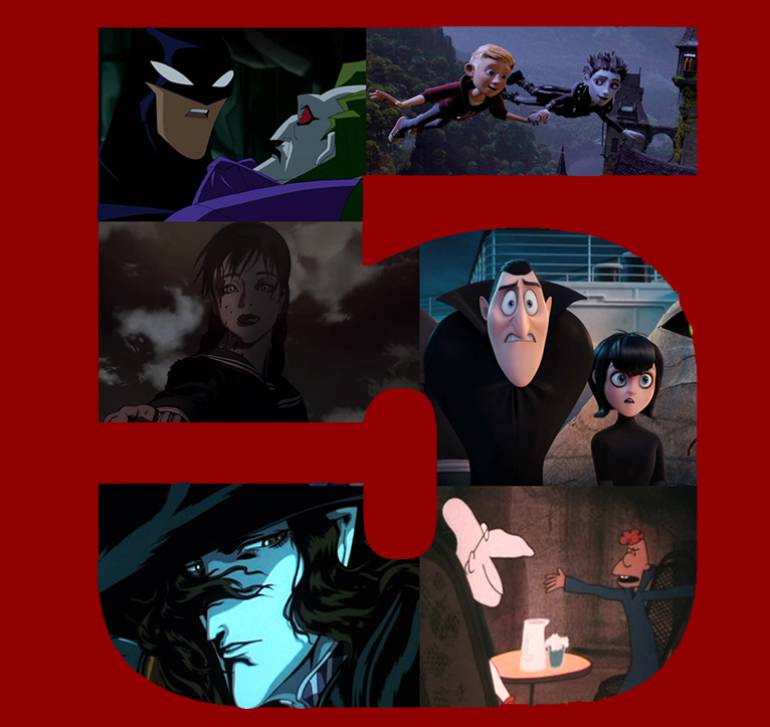 Top 5 de películas animadas de vampiros: Top 5 de películas animadas sobre vampiros