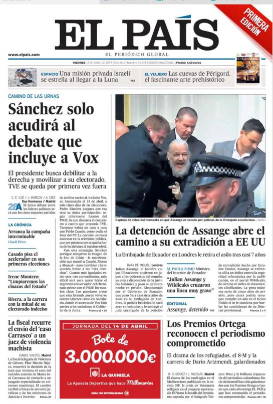 Dario Arizmendi gana el Premio Ortega y Gasset Dario Arizmendi gana el Premio Ortega y Gasset