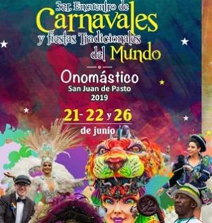 Artistas de Nariño, Colombia y de otros países hacen parte del Encuentro de Carnavales y Fiestas Tradicionales del Mundo. Artistas de Nariño, Colombia y de otros países hacen parte del Encuentro de Carnavales y Fiestas Tradicionales del Mundo.
