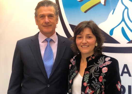 Ernesto Fajardo, Presidente de Alpina - Camila Aguilar, Directora de la Fundación Ernesto Fajardo, Presidente de Alpina - Camila Aguilar, Directora de la Fundación