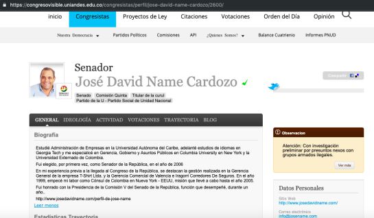 Hojas de vida de los congresistas colombianos.: Más congresistas con inconsistencias en su hoja de vida Hojas de vida de los congresistas colombianos.: Más congresistas con inconsistencias en su hoja de vida