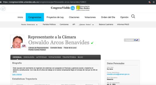 Hojas de vida de los congresistas colombianos.: Congresistas: El abogado, el economista y el administrador que no lo son Hojas de vida de los congresistas colombianos.: Congresistas: El abogado, el economista y el administrador que no lo son