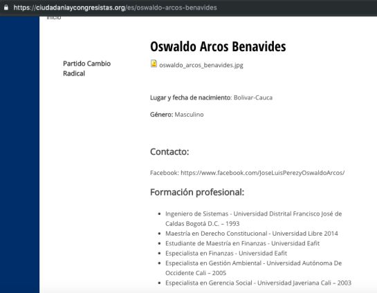Hojas de vida de los congresistas colombianos.: Congresistas: El abogado, el economista y el administrador que no lo son Hojas de vida de los congresistas colombianos.: Congresistas: El abogado, el economista y el administrador que no lo son