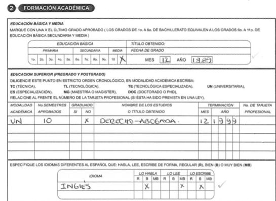 Hojas de vida de los congresistas colombianos.: Cónsul en Orlando es bachiller Hojas de vida de los congresistas colombianos.: Cónsul en Orlando es bachiller