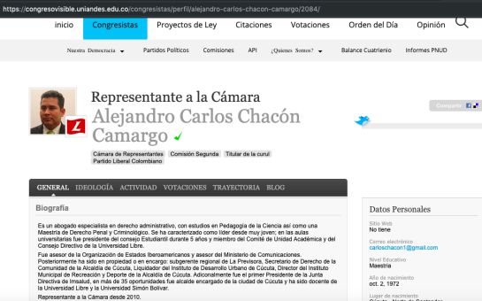 Hojas de vida de los congresistas colombianos.: Master, doctorados y especializaciones que congresistas nunca hicieron Hojas de vida de los congresistas colombianos.: Master, doctorados y especializaciones que congresistas nunca hicieron