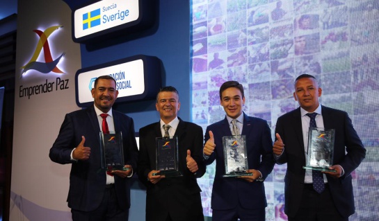Miguel Fernando García en el Premio Emprender Paz Miguel Fernando García en el Premio Emprender Paz