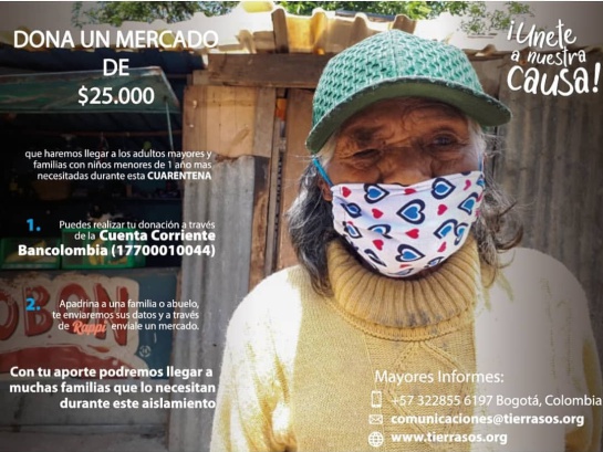 Corporación Tierra SOS: Tierra SOS ayuda a los más afectados por la crisis del Coronavirus Corporación Tierra SOS: Tierra SOS ayuda a los más afectados por la crisis del Coronavirus