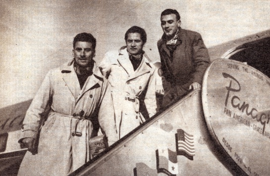 Rossi, Di Stéfano y Pedernera llegan a Colombia Rossi, Di Stéfano y Pedernera llegan a Colombia