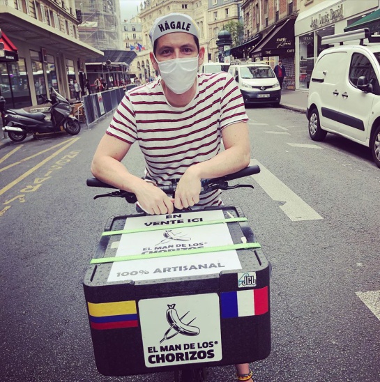 El man de los chorizos: 'El man de los chorizos': de Colombia para Francia El man de los chorizos: 'El man de los chorizos': de Colombia para Francia