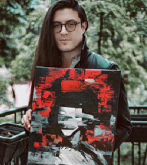 El artista cuenta que heredó el amor por la pintura por la familia de su madre. El artista cuenta que heredó el amor por la pintura por la familia de su madre.