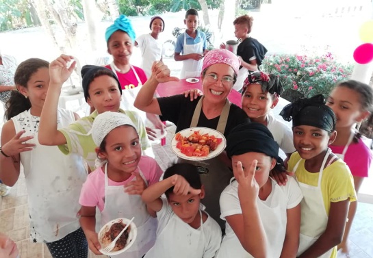 Taller de cocina para niños en Dibuya, Guajira Taller de cocina para niños en Dibuya, Guajira