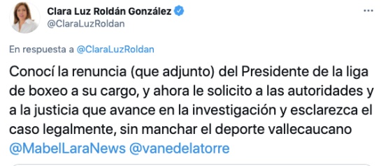 Renuncia Presidente de Liga Valle de Boxeo tras denuncias de acoso sexual Renuncia Presidente de Liga Valle de Boxeo tras denuncias de acoso sexual
