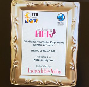 Primera colombiana es ser premiada por ITB Berlín, por su liderazgo en innovación y transformación digital en turismo. Primera colombiana es ser premiada por ITB Berlín, por su liderazgo en innovación y transformación digital en turismo.