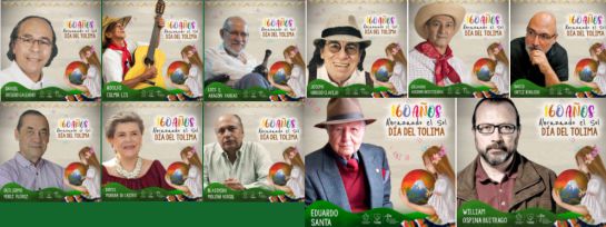 11 grandes talentos de esta región son exaltados en el Día del Tolima 11 grandes talentos de esta región son exaltados en el Día del Tolima