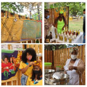Bebidas tradicionales, gastronomía, moda y estética afro, artesanías y luthería, cosméticos. Bebidas tradicionales, gastronomía, moda y estética afro, artesanías y luthería, cosméticos.