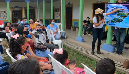 La comunidad recibió charla ecológica e hidrológica La comunidad recibió charla ecológica e hidrológica