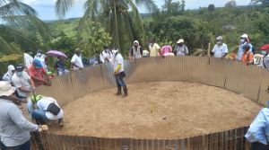 Miembros de la Asociación Agropecuaria El Progreso en construcción de reservorio Miembros de la Asociación Agropecuaria El Progreso en construcción de reservorio