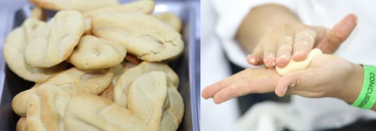 "Cuaresmeros con caspiroleta, plato ganador cocina Tradicional. receta en homenaje a su tatarabuela": Natalia Brand "Cuaresmeros con caspiroleta, plato ganador cocina Tradicional. receta en homenaje a su tatarabuela": Natalia Brand