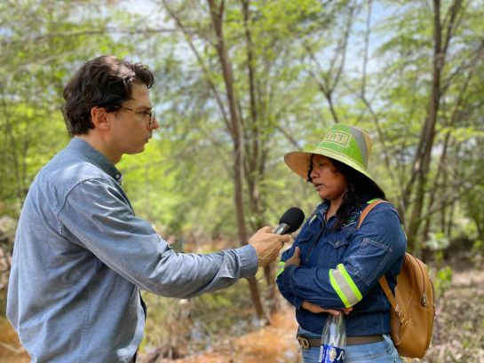 Carmen Jiménez Pushaina, de la comunidad wayúu de Campo Herrera Carmen Jiménez Pushaina, de la comunidad wayúu de Campo Herrera