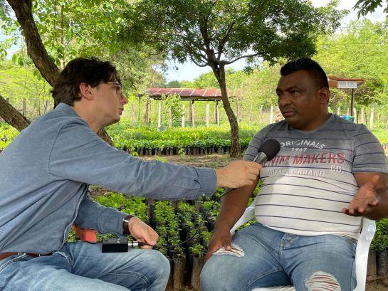 José Manuel Vergara, integrante de la comunidad de La Horqueta José Manuel Vergara, integrante de la comunidad de La Horqueta