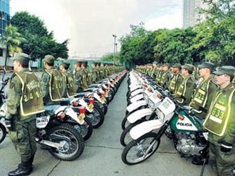 Aumentan pie de fuerza en Medellín