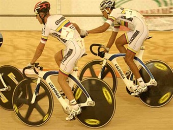 Colombia ganó oro en la Madison de la Copa Mundo de Ciclismo en Cali