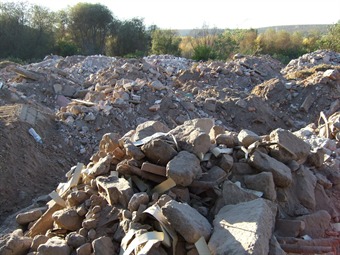 Escombros reciclados permiten producir agregados de construcción