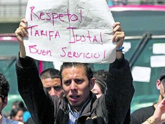 Las protestas de Transmilenio en imágenes