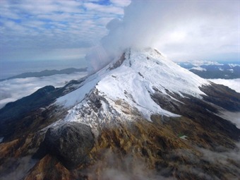 Olor a azufre en Manizales es normal dentro de la actividad del volcán Nevado del Ruiz