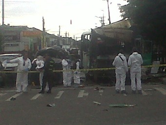 Realizan allanamiento a vivienda de capturado por carro bomba desactivado