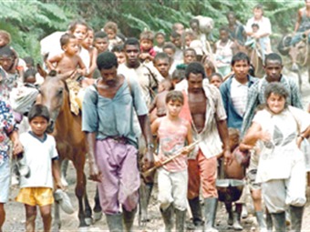 Cuatro millones de desplazados y 400.000 refugiados, el gran drama colombiano Cuatro millones de desplazados y 400.000 refugiados, el gran drama colombiano