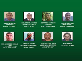 Estos son los miembros del grupo armado que amenaza la restitución de tierras