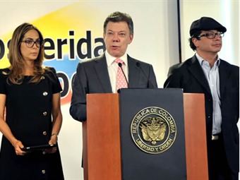 Movilidad, vivienda, salud y hasta internet acuerdan impulsar Santos y Petro
