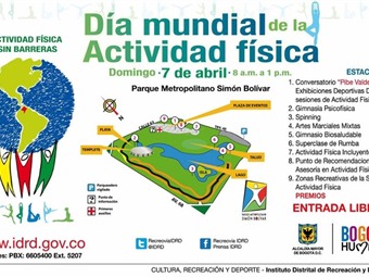 En Bogotá se celebra el Día Mundial de la Actividad Física