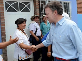 Santos anuncia que irá a municipios "donde ningún presidente en ejercicio ha ido"