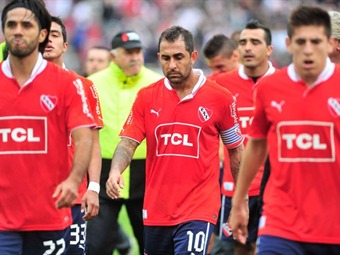 Independiente desciende a la segunda división de Argentina