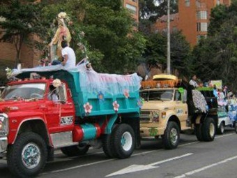 Seis heridos en festejos de la Virgen del Carmen en Bogotá
